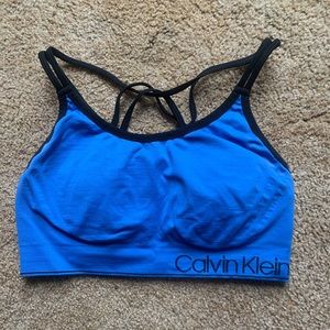 calvin klein sports bra